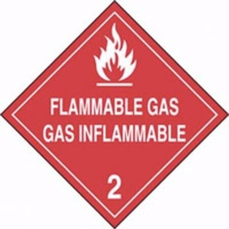Accuform DOT PLACARD HAZARD CLASS 2  GASES MPLSP3VS1 MPLSP3VS1